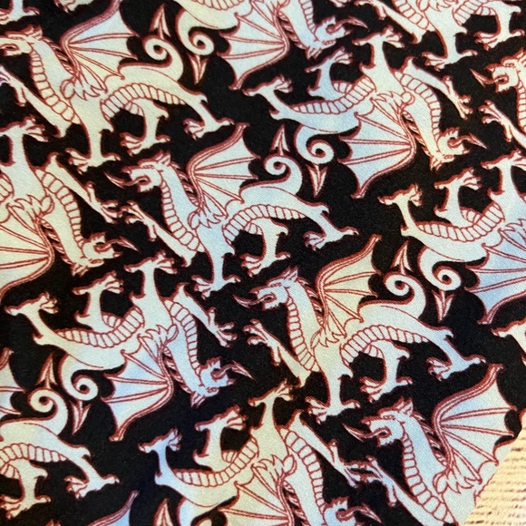 LuLaRoe Dragon print Leggings - Picture 2 of 5